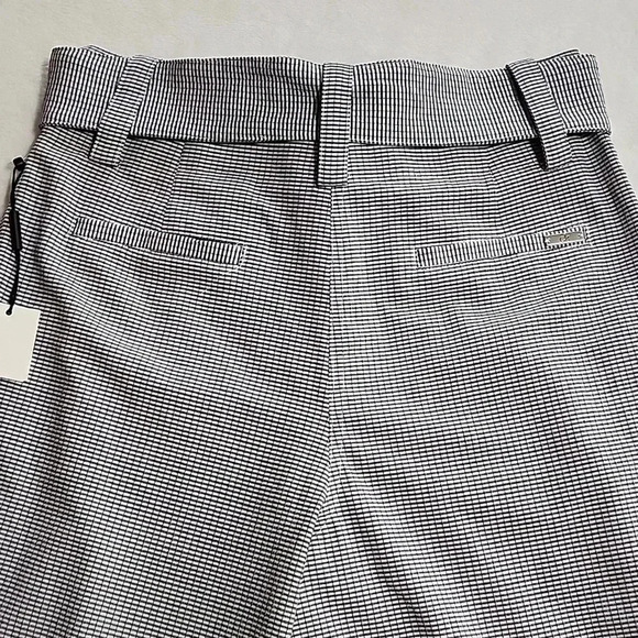 Women's Calvin Klein Printed Tie-Waist Pants, Navy Blue/White, Size 6, NWT - Picture 9 of 15